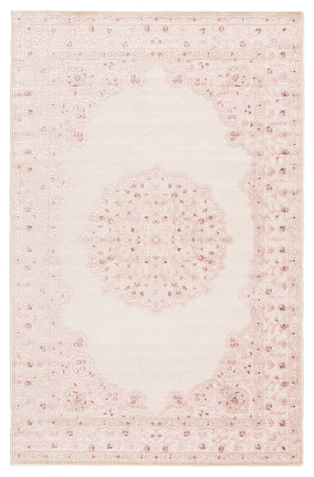 Jaipur Fables Malo Fb123 Pink/White Rug.