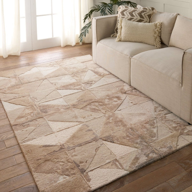 Jaipur Fragment Agate Frg06 Taupe/Cream Rug.