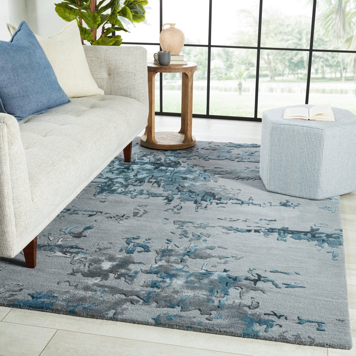 Jaipur Fragment Astris Frg04 Blue Rug.