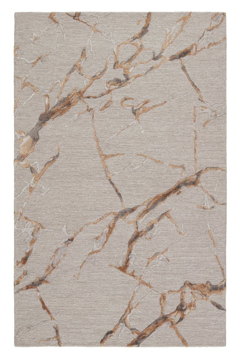Jaipur Fragment Shattered Frg03 Gray Rug.