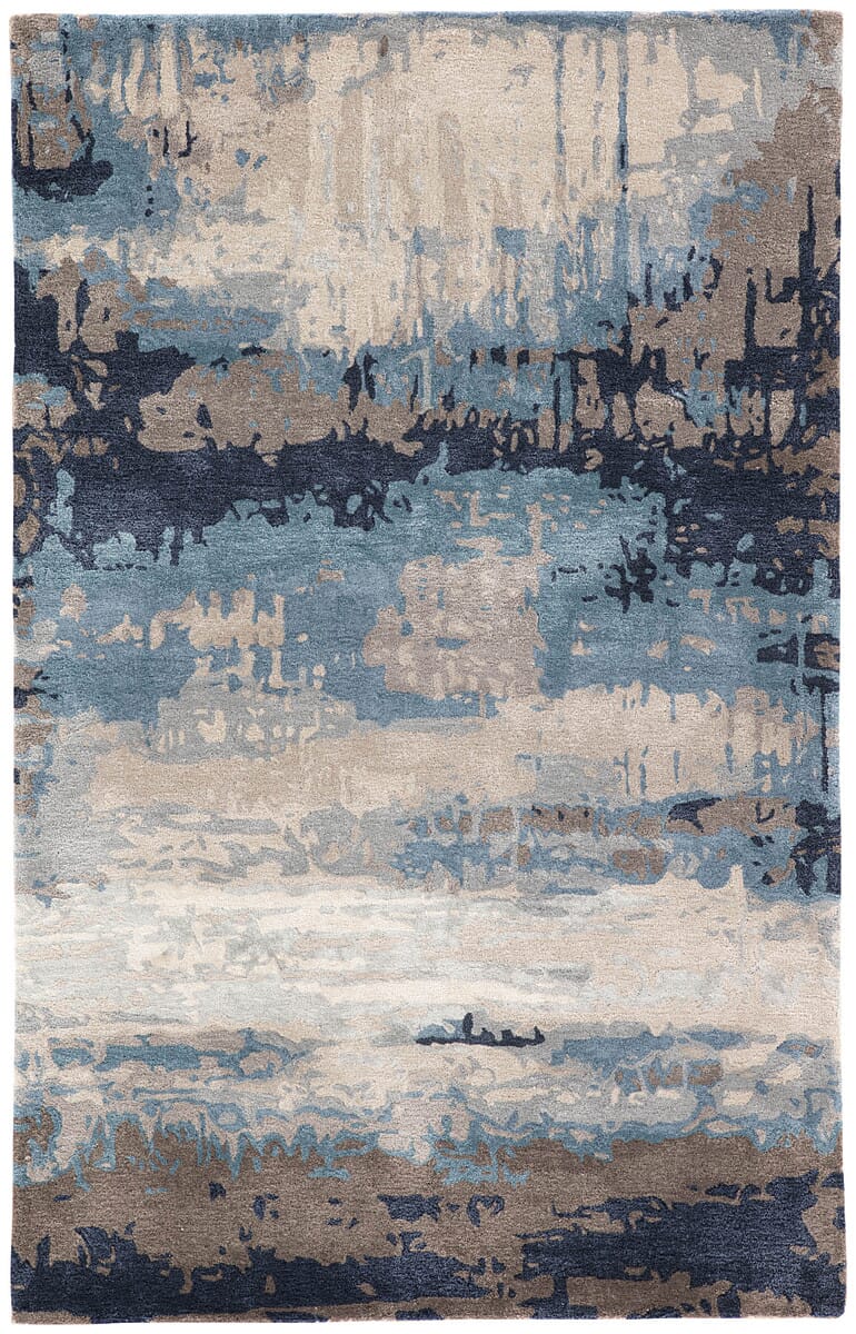 Jaipur Genesis Benna Ges18 Blue Rugs.