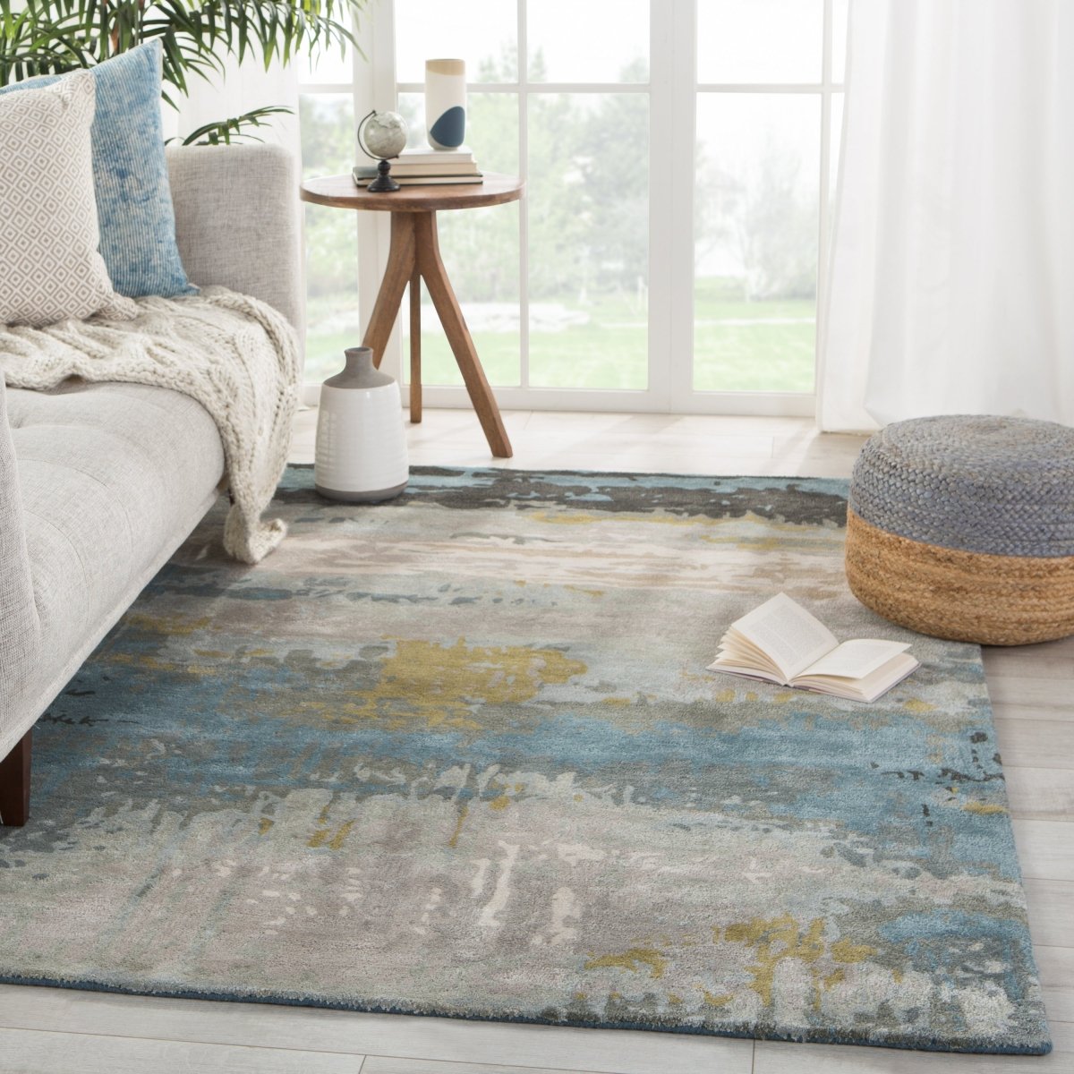 Jaipur Genesis Benna Ges41 Black/Green Rugs.