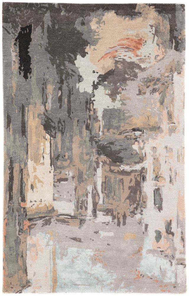 Jaipur Genesis Luella Ges25 Gray/Blush Rug.