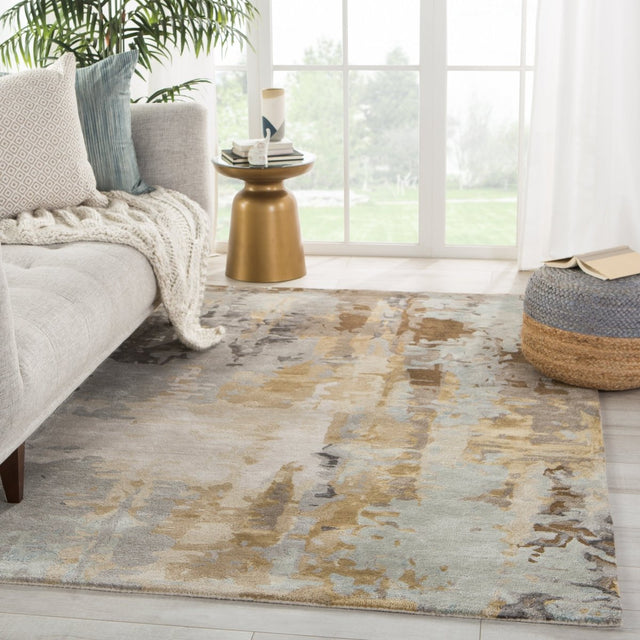 Jaipur Genesis Matcha Ges44 Gray/Gold Rugs.