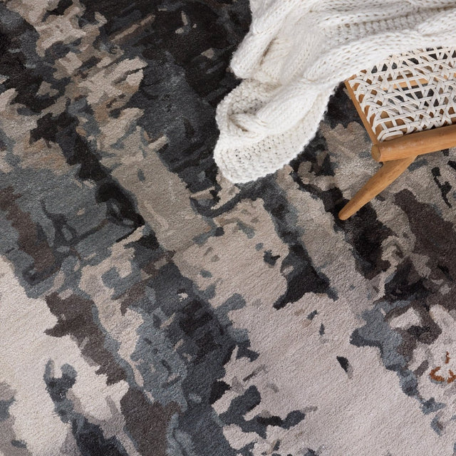 Jaipur Genesis Matcha Ges54 Gray Rug.