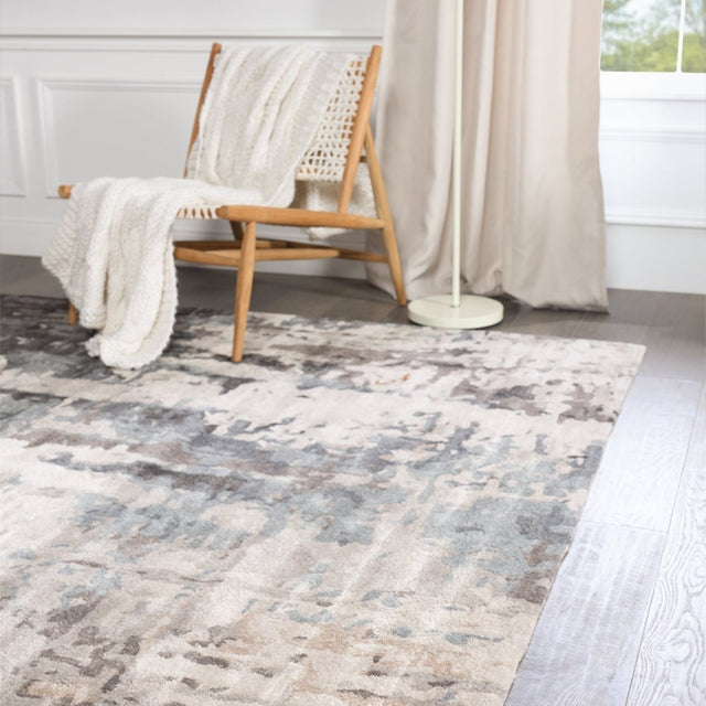 Jaipur Genesis Matcha Ges54 Gray Rug.