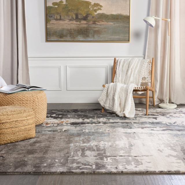 Jaipur Genesis Matcha Ges54 Gray Rug.