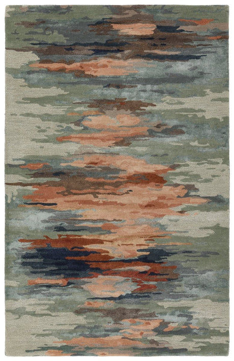 Jaipur Genesis Ryenn Ges61 Sage/Peach Rug.