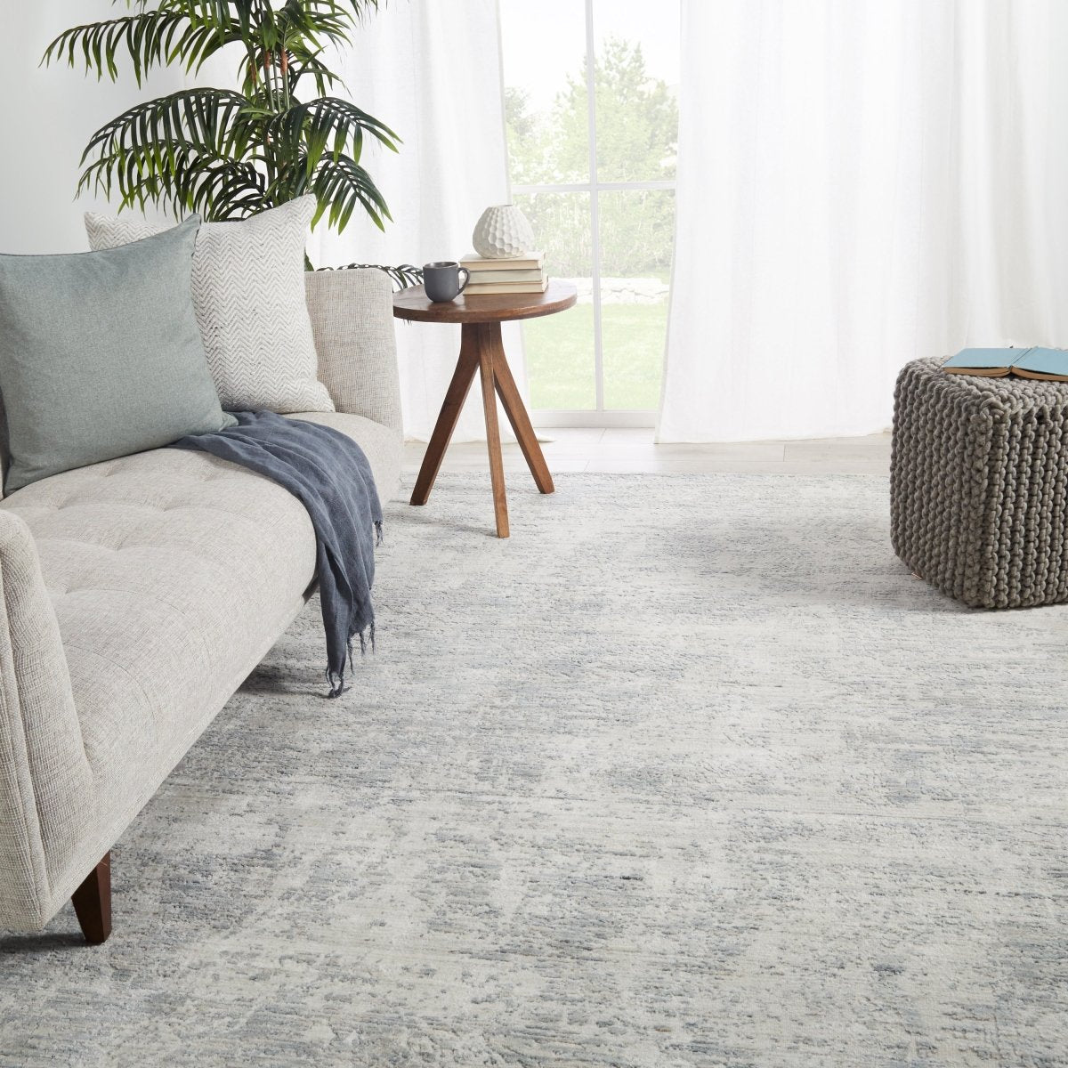 Jaipur Genevieve Lizea Gnv02 Ivory/Gray Rugs.