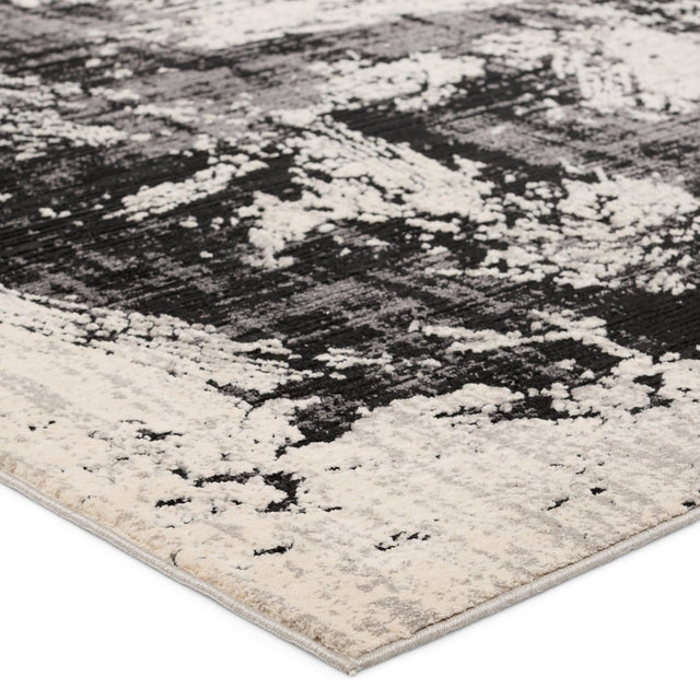 Jaipur Graphite Dusk Gra02 Black/Cream Rug.