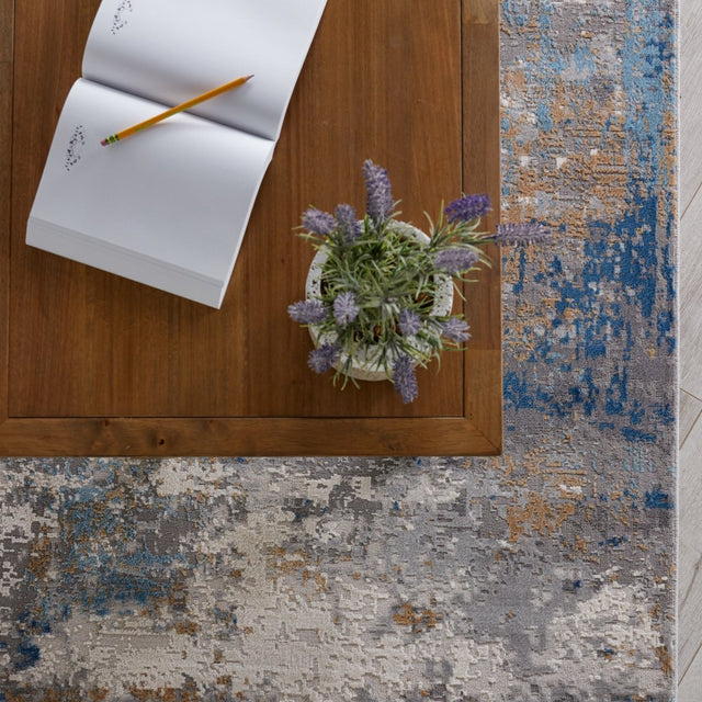 Jaipur Grotto Ridley Gro05 Gray/Blue Rugs.