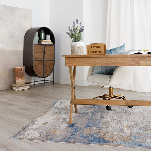 Jaipur Grotto Ridley Gro05 Gray/Blue Rugs.