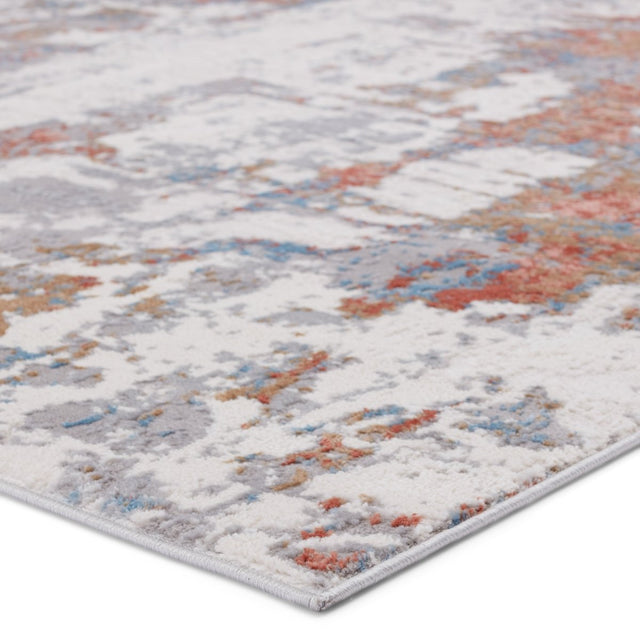 Jaipur Grotto Tocarra Gro01 Gray/Red Rugs.