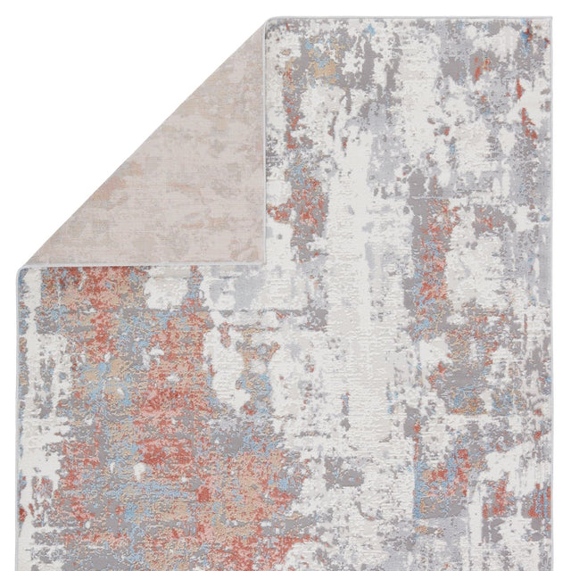 Jaipur Grotto Tocarra Gro01 Gray/Red Rugs.