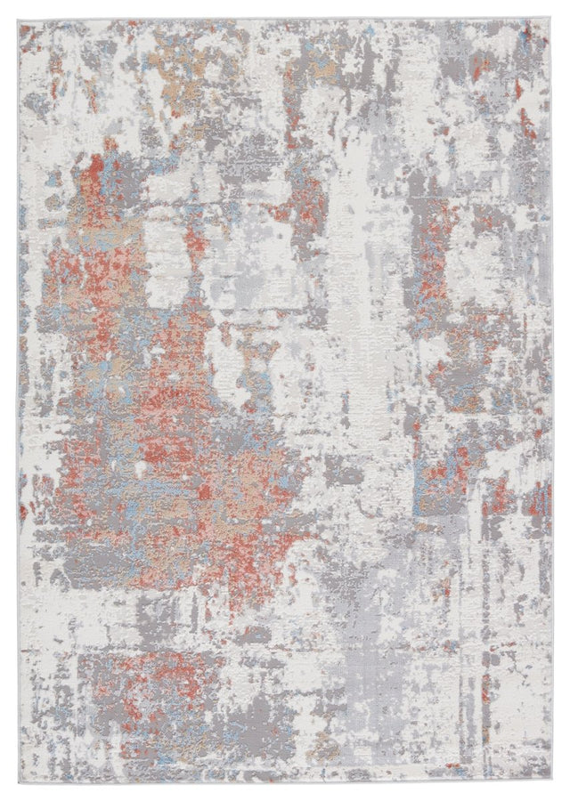 Jaipur Grotto Tocarra Gro01 Gray/Red Rugs.
