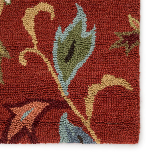 Jaipur Hacienda Zamora Hac11 Red/Multicolor Rug.