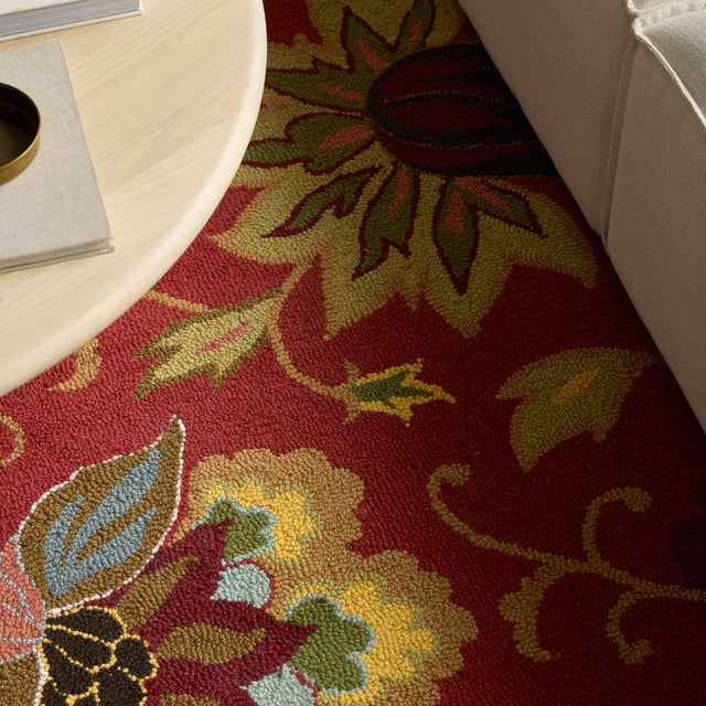 Jaipur Hacienda Zamora Hac11 Red/Multicolor Rug.