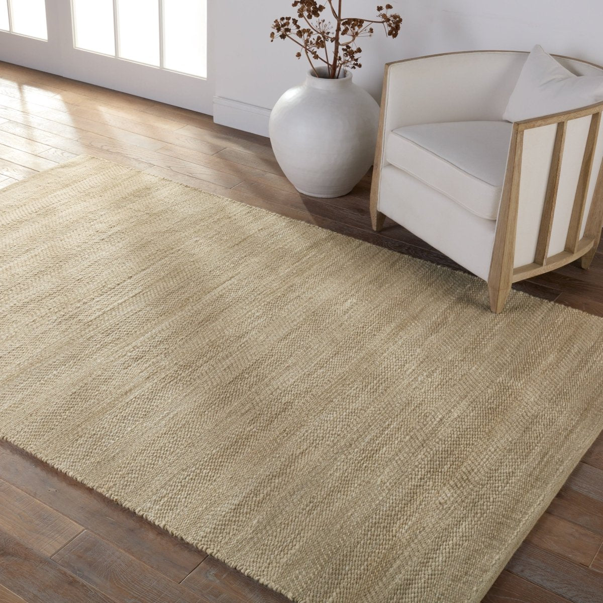 Jaipur Harman Natural Esdras Hnl05 Beige Rug.