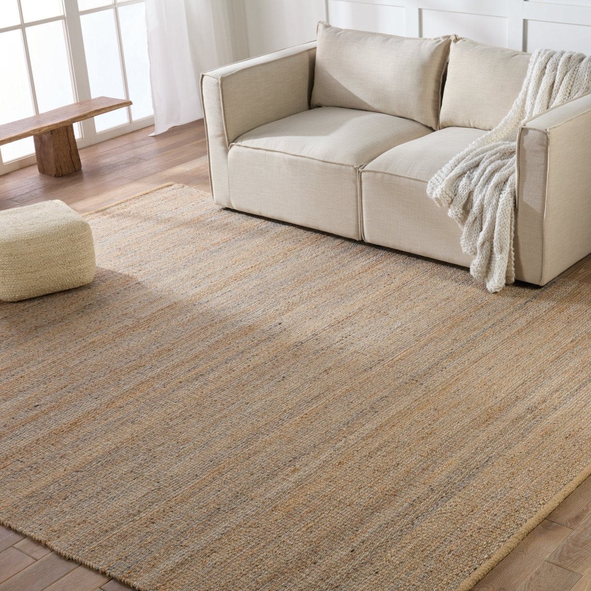 Jaipur Harman Natural Rosier Hnl02 Beige Rug.