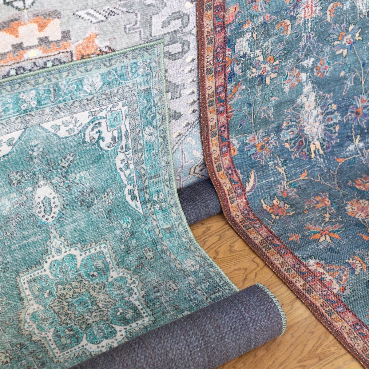 Jaipur Harman Tamara Hbl05 Teal Rug.