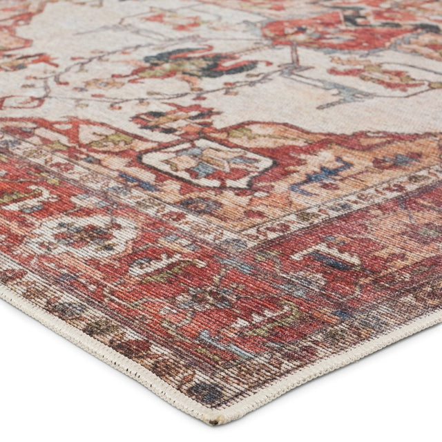Jaipur Hepburn By Label J Hepburn Vin03 Rust/Beige Rug.