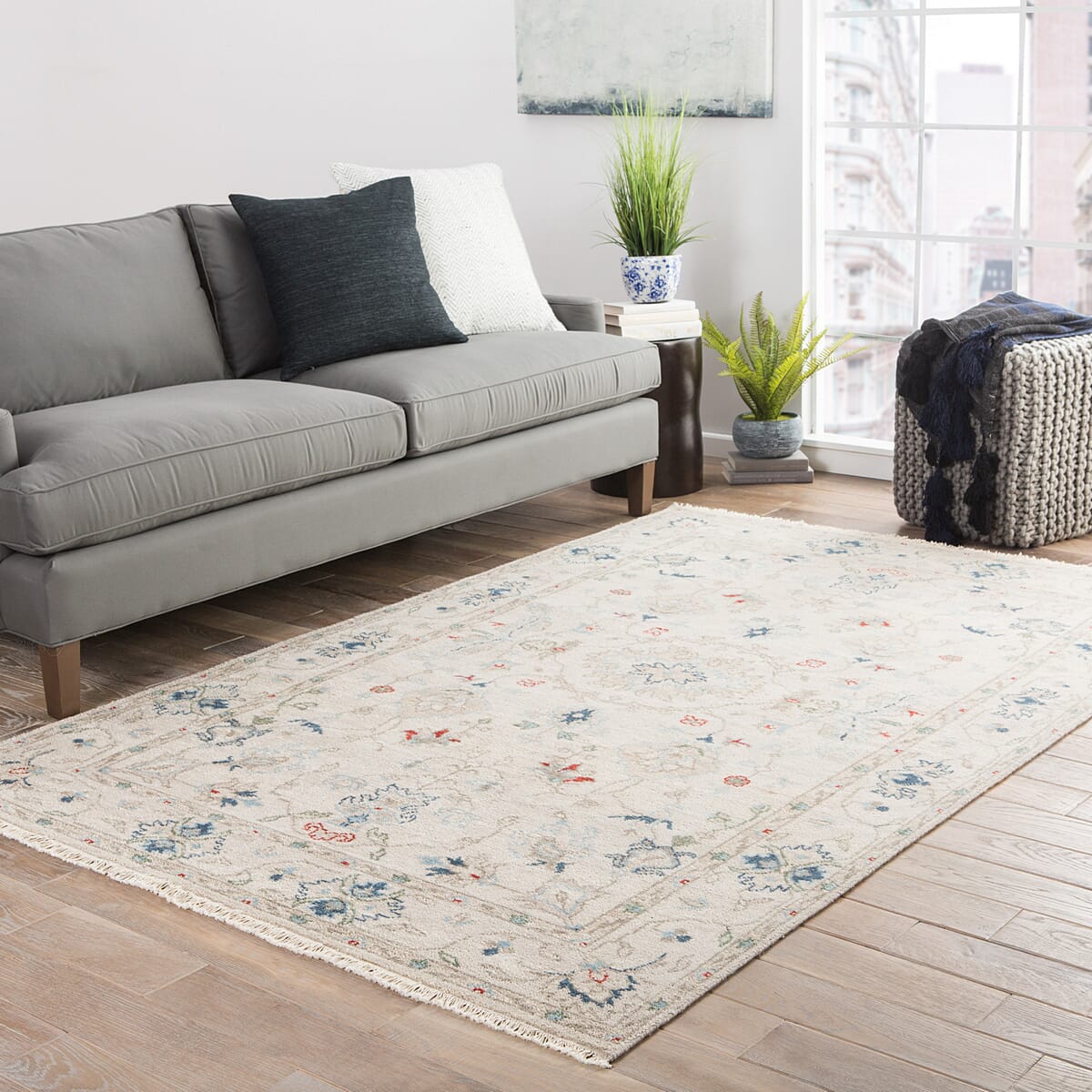 Jaipur Jaipur Revival Hacci Jar01 Cream Rugs.