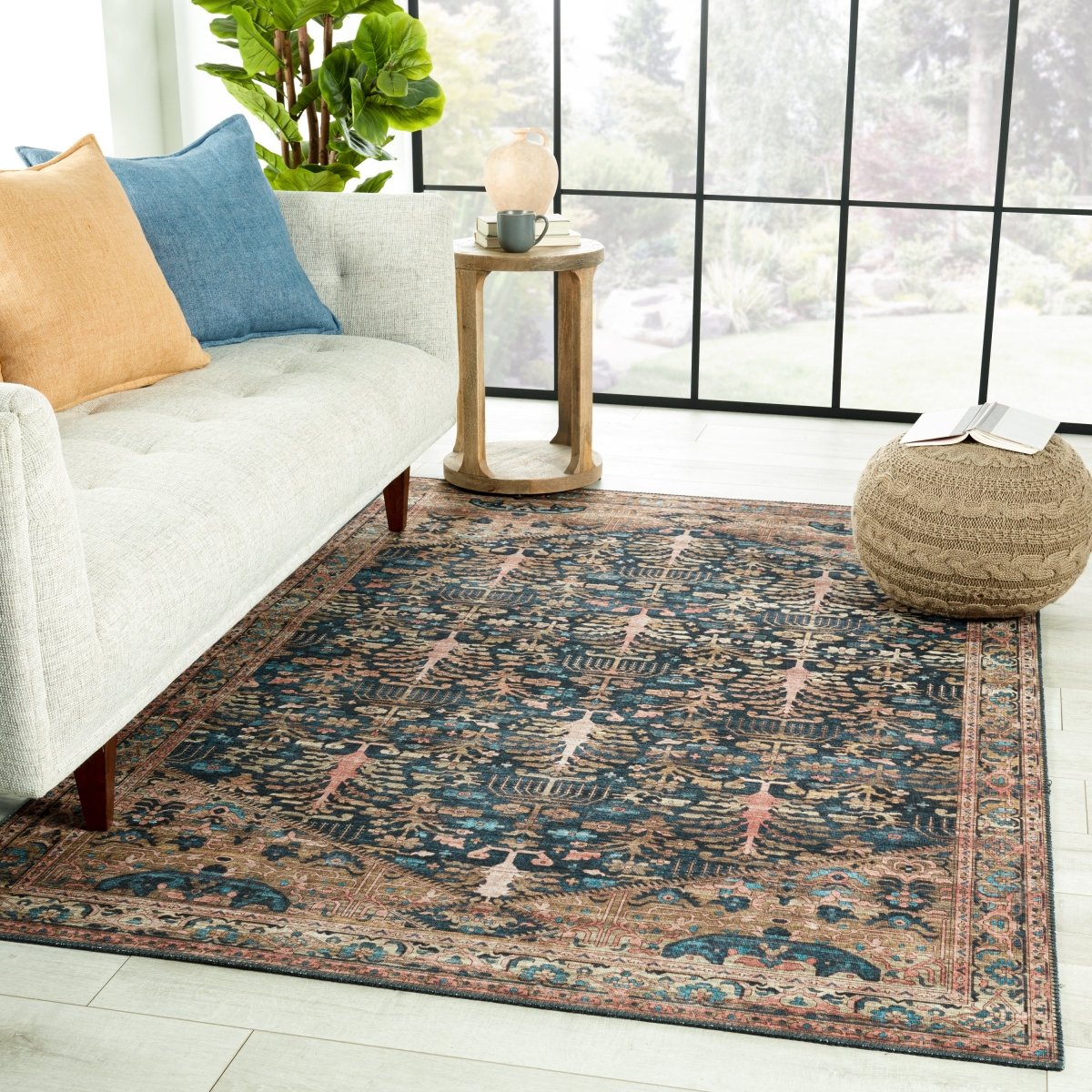 Jaipur Keyara By Nikki Chu Jayven Knc04 Blue Rug.