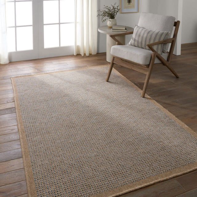 Jaipur Kidal By Label J Kidal Nmb01 Brown/Blue Rug.