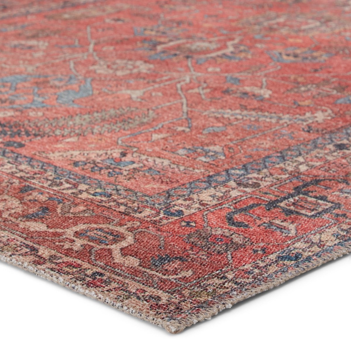 Jaipur Kindred Galina Knd08 Red/Blue Rugs.