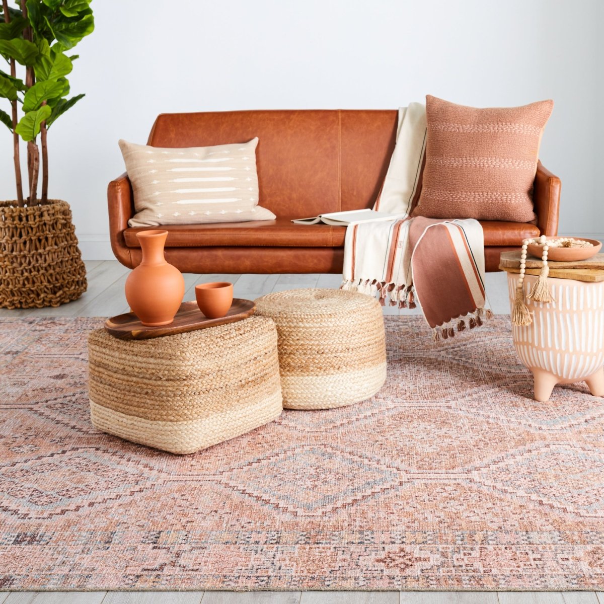 Jaipur Kindred Marquesa Knd01 Light Pink/Blue Rug.