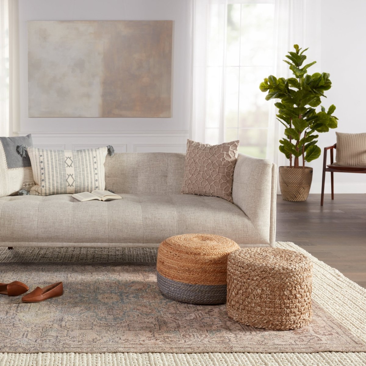 Jaipur Kindred Parisa Knd14 Light Blue/Light Tan Rugs.