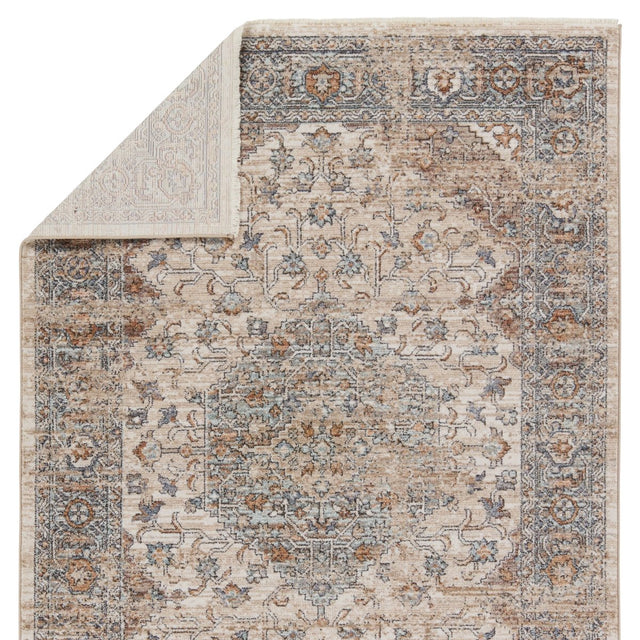 Jaipur Lark Heir Lar01 Beige/Blue Rug.