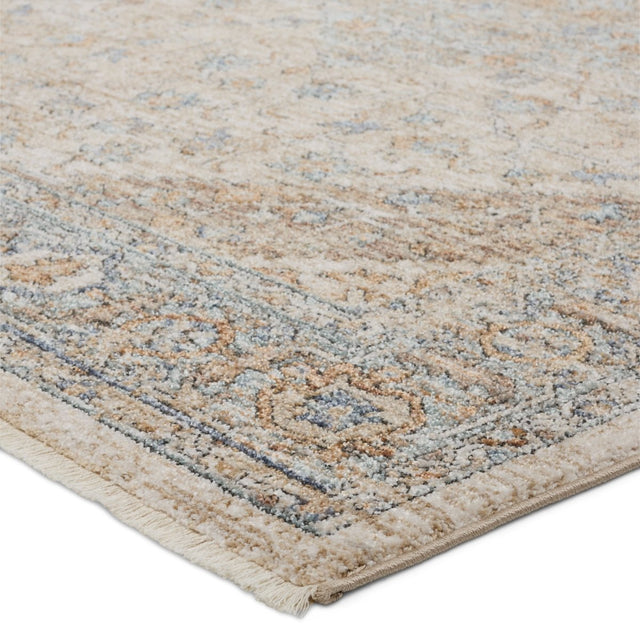Jaipur Lark Heir Lar01 Beige/Blue Rug.