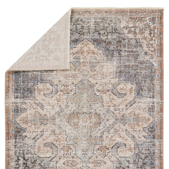Jaipur Lark Lynette Lar03 Tan/Blue Rug.
