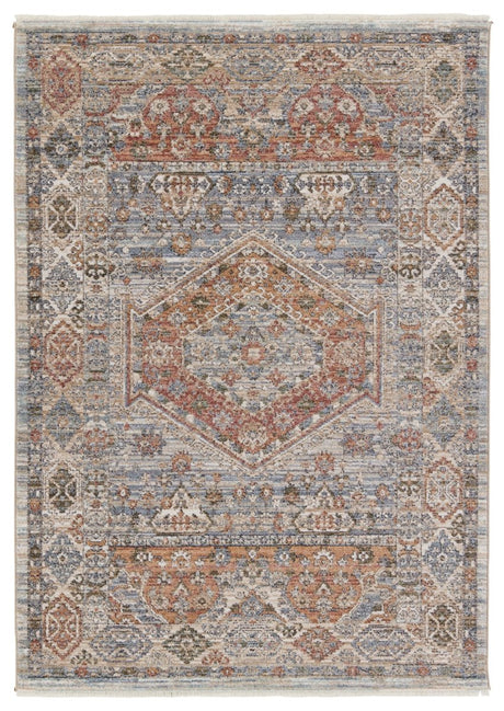 Jaipur Lark Madrid Lar02 Red/Blue Rug.