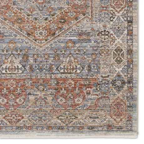 Jaipur Lark Madrid Lar02 Red/Blue Rug.