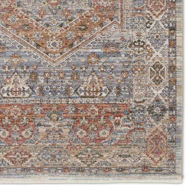 Jaipur Lark Madrid Lar02 Red/Blue Rug.