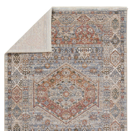 Jaipur Lark Madrid Lar02 Red/Blue Rug.