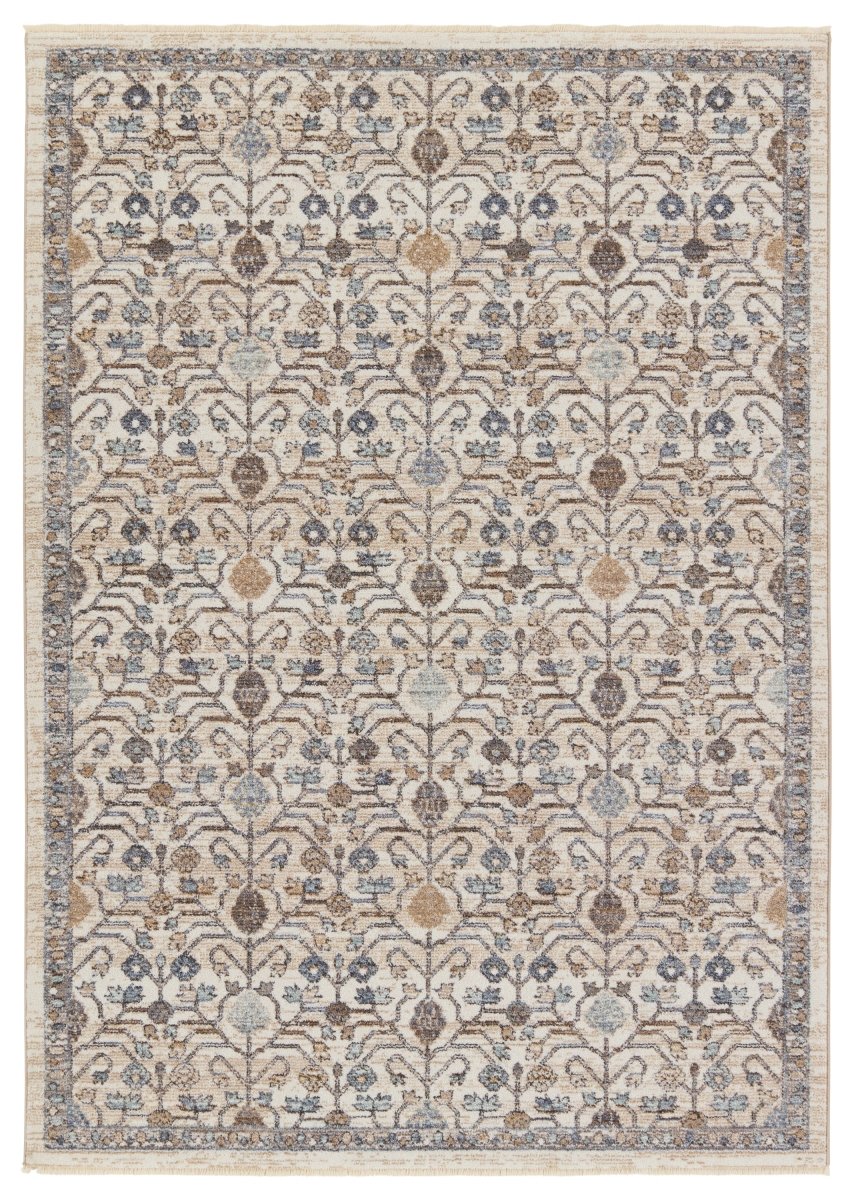 Jaipur Lark Primrose Lar04 Blue/Gold Rug.