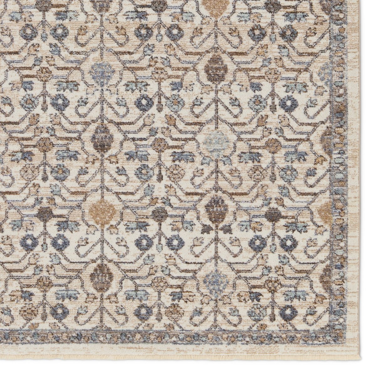 Jaipur Lark Primrose Lar04 Blue/Gold Rug.