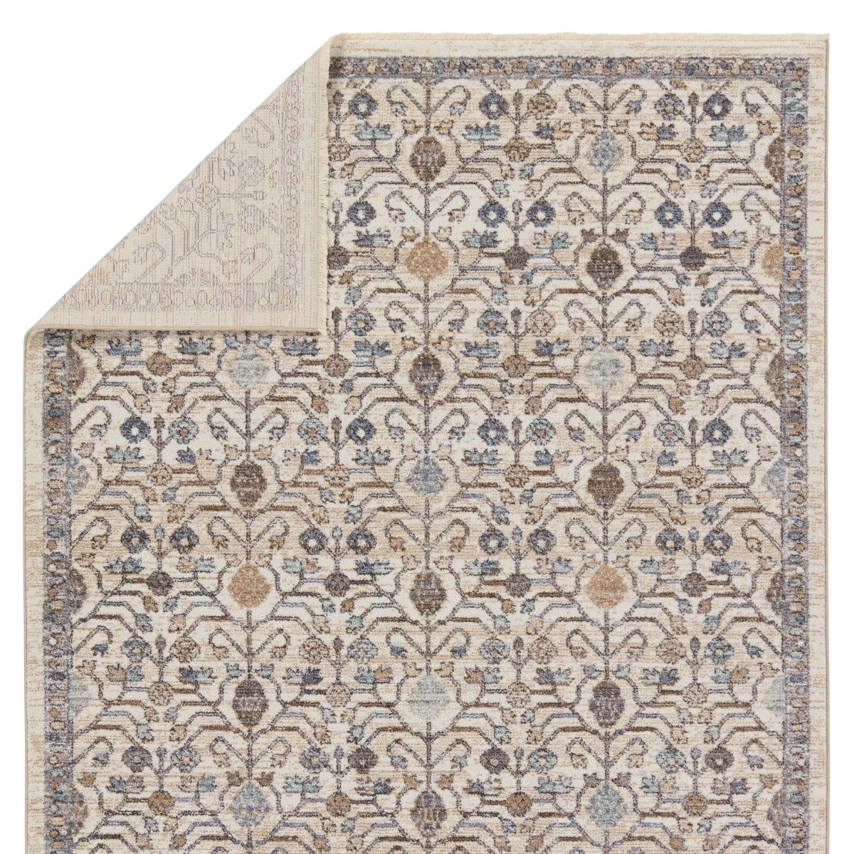 Jaipur Lark Primrose Lar04 Blue/Gold Rug.