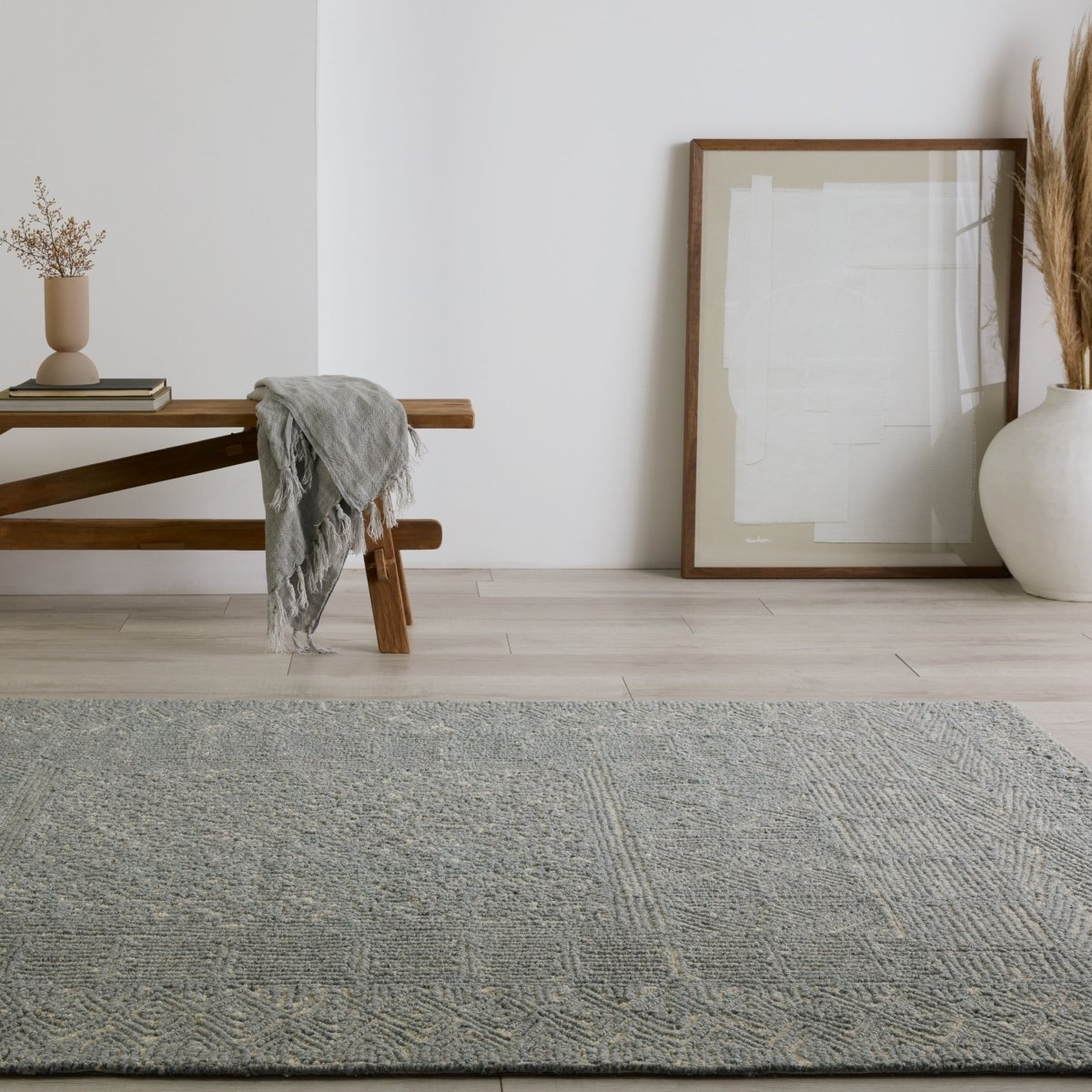 Jaipur Lineage Viatte Lne02 Blue/Cream Rug.