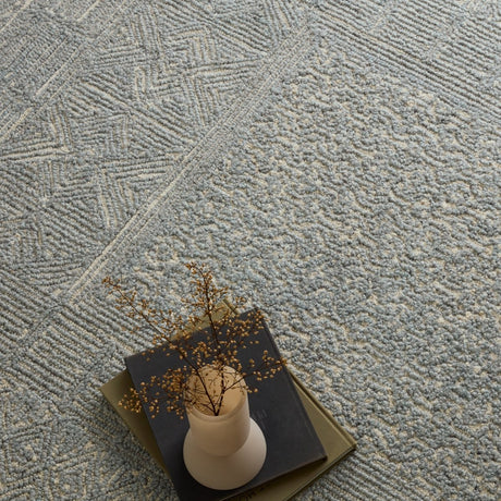 Jaipur Lineage Viatte Lne02 Blue/Cream Rug.
