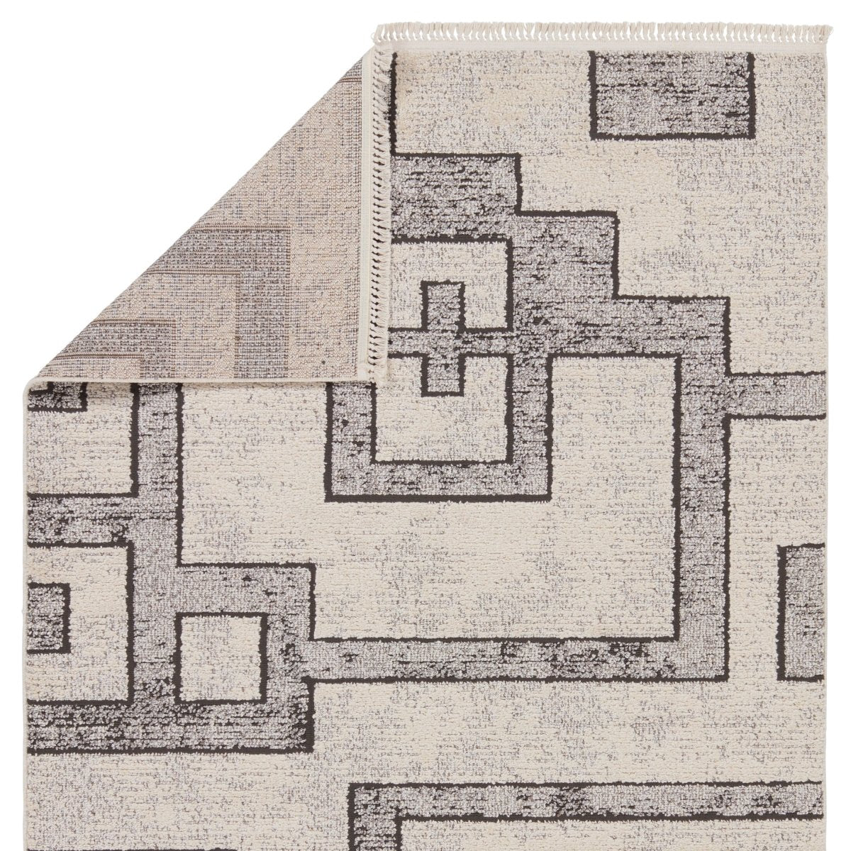 Jaipur Lore Bungalow Lre05 Gray/Cream Rug.