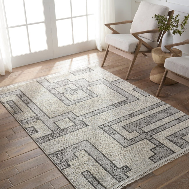 Jaipur Lore Bungalow Lre05 Gray/Cream Rug.