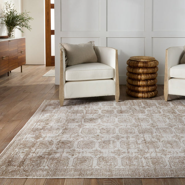 Jaipur Machine Washable Nadine Milea Ndn05 Tan Rug.