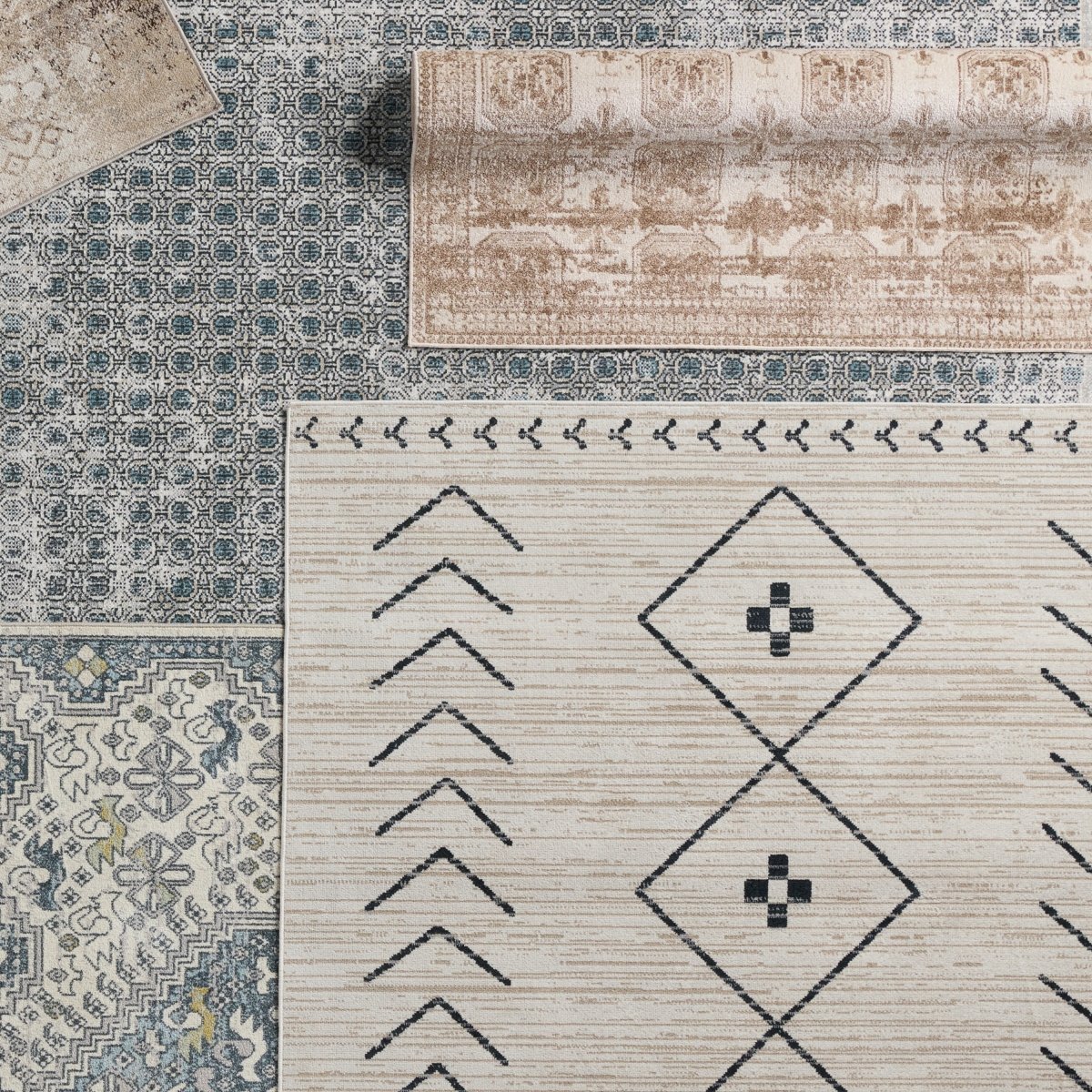 Jaipur Machine Washable Nadine Milea Ndn05 Tan Rug.
