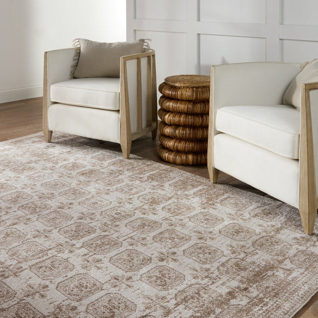 Jaipur Machine Washable Nadine Milea Ndn05 Tan Rug.