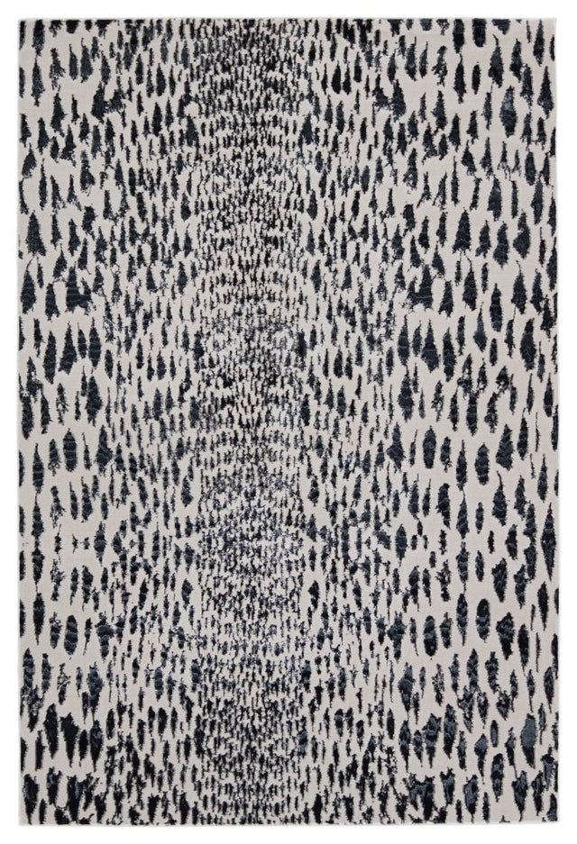 Jaipur Malilla By Nikki Chu Kimball Mli04 Dark Blue/Ivory Rugs.