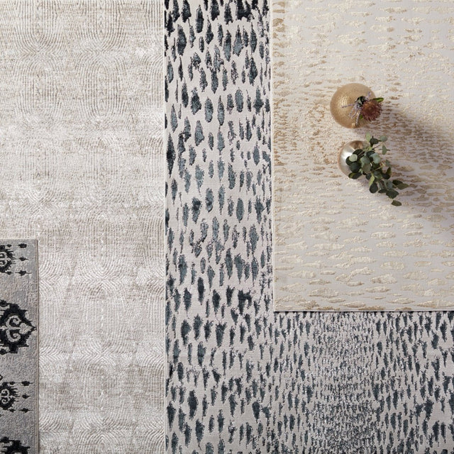 Jaipur Malilla By Nikki Chu Kimball Mli04 Dark Blue/Ivory Rugs.